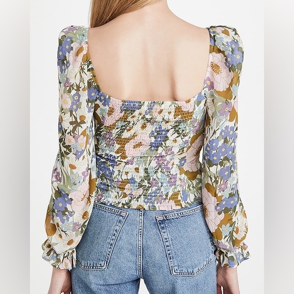 ASTR The Label square neck ruched blouse - Picture 2 of 11